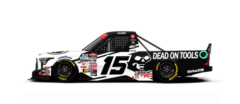 Tanner Gray's paint scheme for Bristol.