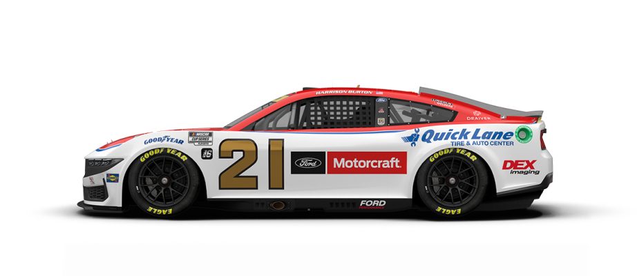 Harrison Burton's paint scheme for Bristol.