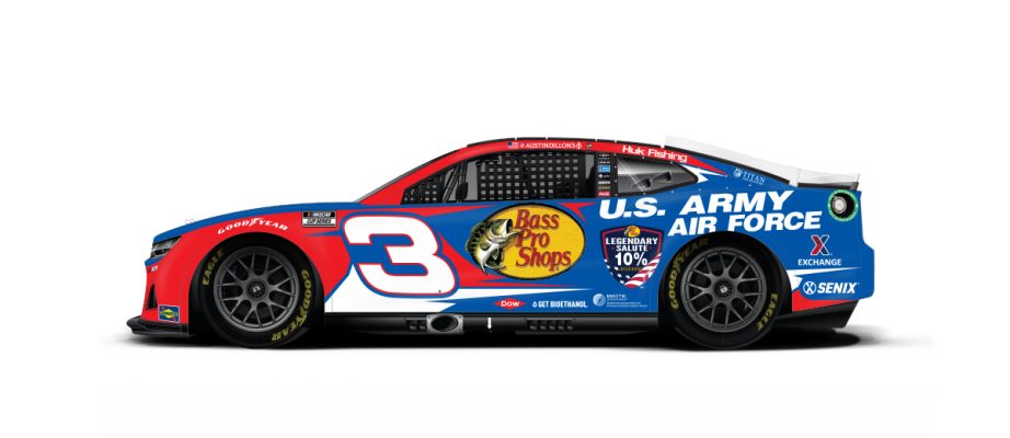Austin Dillon's paint scheme for Bristol.