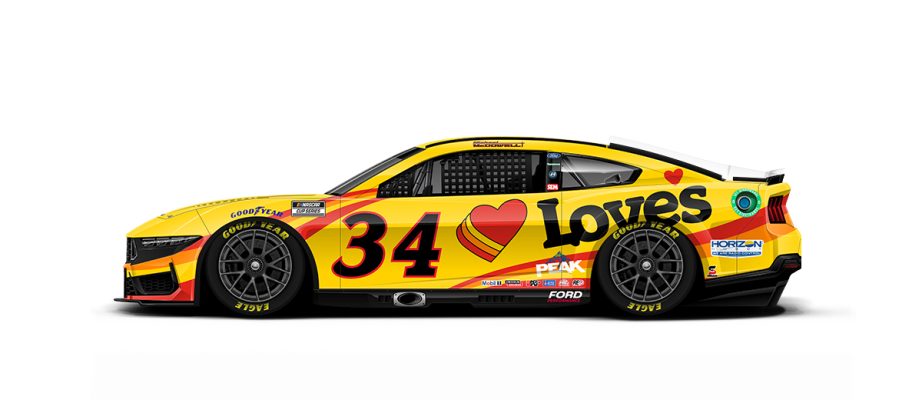 Michael McDowell's paint scheme for Bristol.