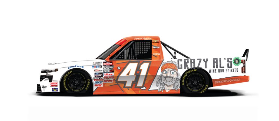 Connor Mosack's paint scheme for Bristol.