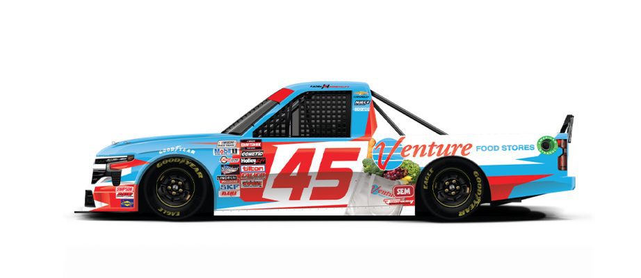 Kaden Honeycutt's paint scheme for Bristol.