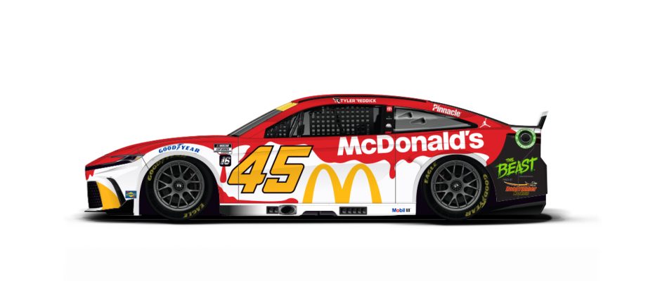 Tyler Reddick's paint scheme for Bristol.