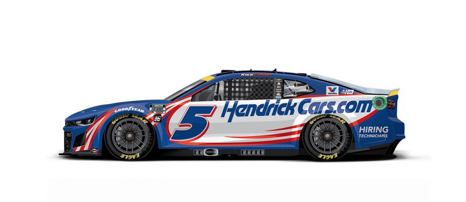 Kyle Larson's paint scheme for Bristol.