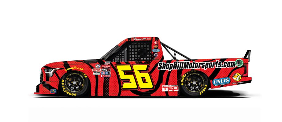 Timmy Hill's paint scheme for Bristol.