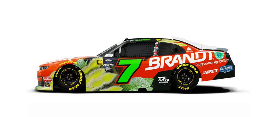 Justin Allgaier's paint scheme for Bristol.