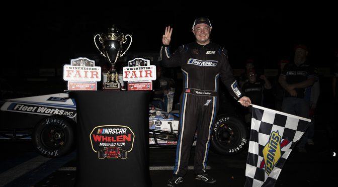Featured Image for Patrick Emerling earns third win of 2024, takes Whelen Granite State Short Track Cup at Monadnock