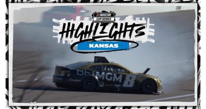 Busch spins late after close battle with Briscoe