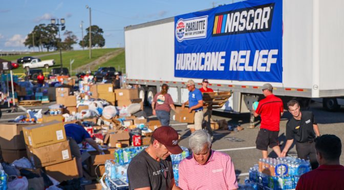 Featured Image for NASCAR community rallies to aid, support Hurricane Helene victims