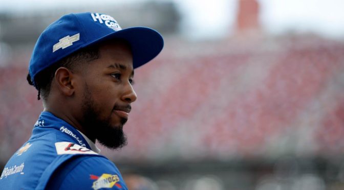 Featured image for Rajah Caruth overcomes pit-road miscue, concludes Talladega with top-five finish