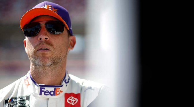 Featured Image for Denny Hamlin makes most of good fortune with positive points swing at Talladega