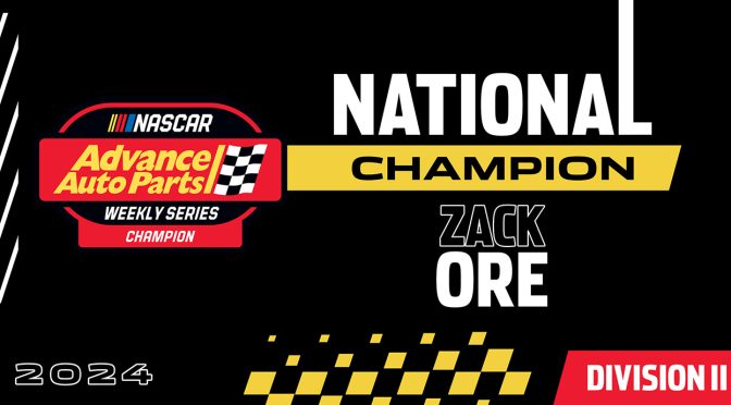 Featured Image for Zack Ore’s first Bowman Gray title comes with the 2024 NASCAR Weekly Series Division II national championship