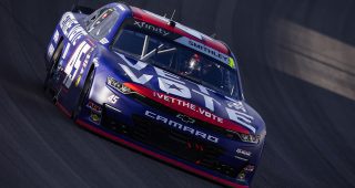 NASCAR fans support Vet the Vote at Las Vegas Motor Speedway
