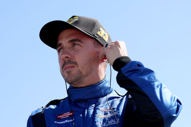 Frankie Muniz looks on at Homestead-Miami.