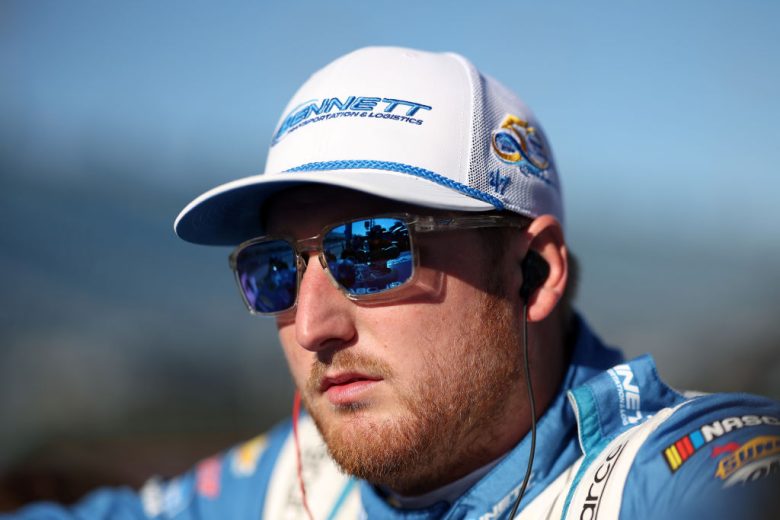 Austin Hill looks on at Homestead-Miami.