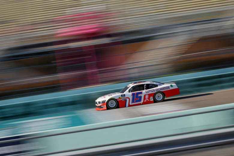 Dylan Lupton drives at Homestead-Miami.