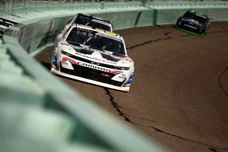 Shane van Gisbergen drives at Homestead-Miami.
