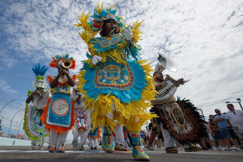 Dancers perform at Homestead-Miami Speedway.