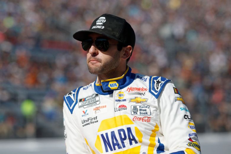 chase elliott looks on