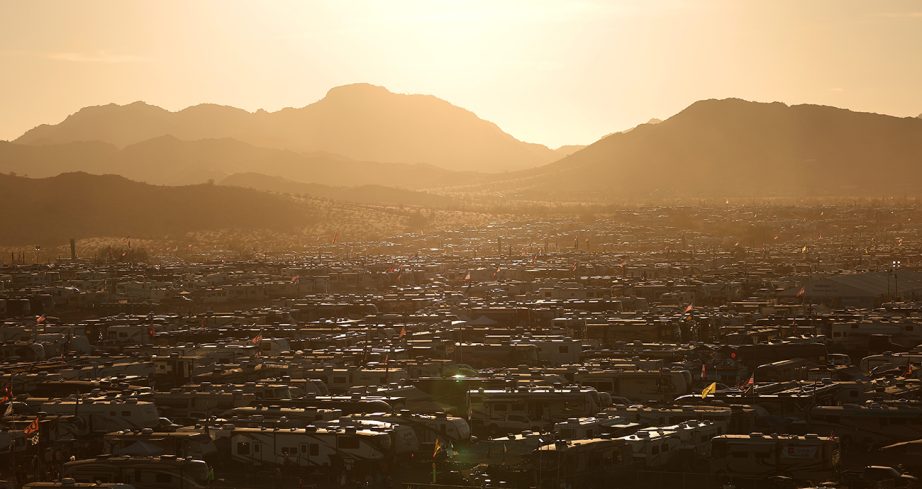 sunset over phoenix