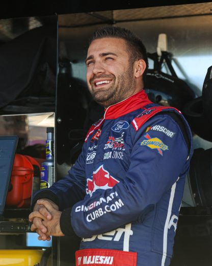 majeski looks on