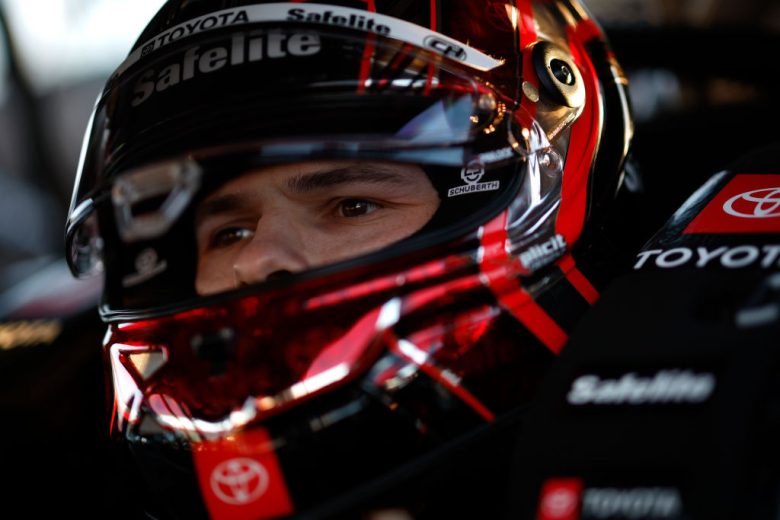 Corey Heim looks on at Phoenix.