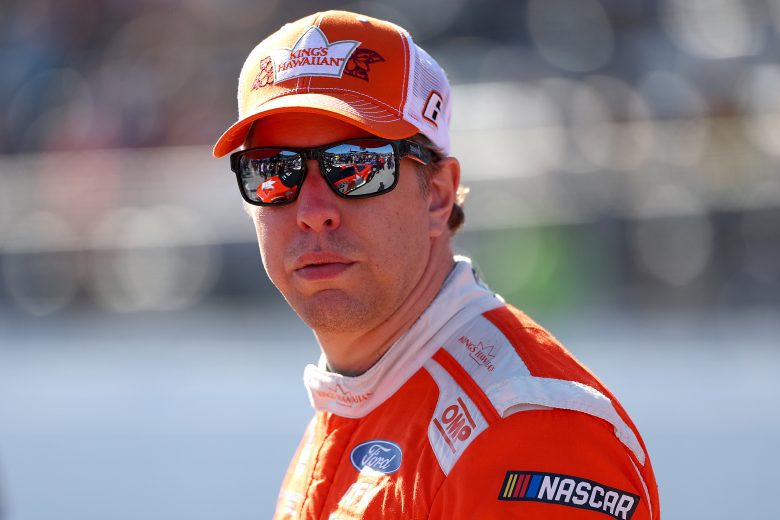 keselowski looks on
