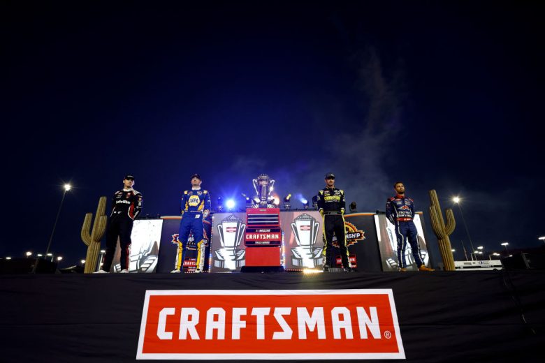 truck series championship 4 on stage