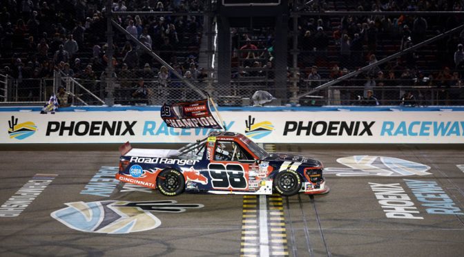 Featured Image for Ty Majeski claims first career Truck Series title at Phoenix Raceway