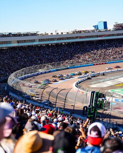 A few from the grandstands as NASCAR Cup Series cars race at Phoenix Raceway.