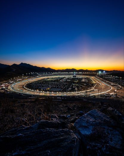 a general view of phoenix raceway