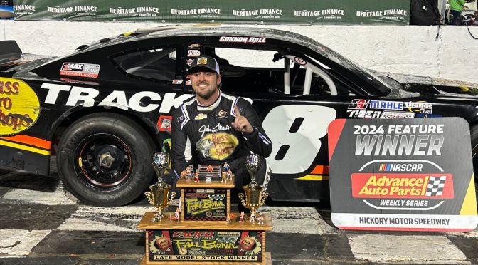 Featured Image for Flawless debut: Connor Hall pilots the No. 8 to a Fall Brawl victory in his first JR Motorsports start
