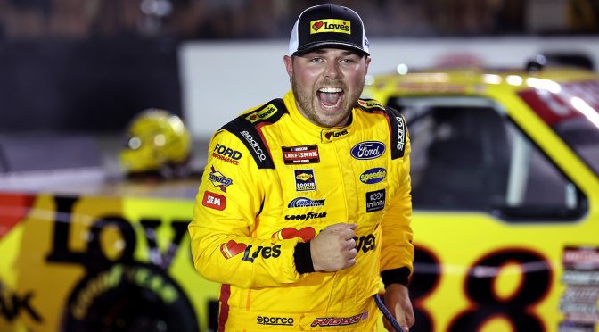 Featured Image for How momentum carried Layne Riggs from a Weekly Series title to Truck Series Rookie of the Year