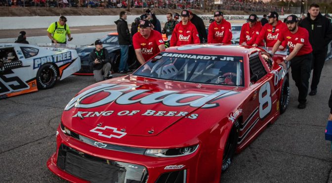 Featured Image for Return of iconic Budweiser No. 8 unites Junior Nation at Florence Motor Speedway