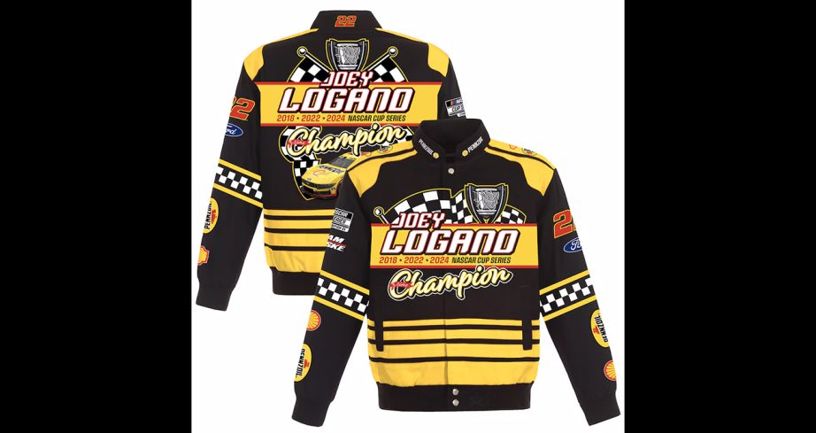 Photo of Joey Logano championship gear