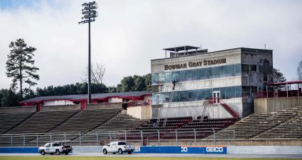Photos: Preparations at Bowman Gray ahead of The Clash