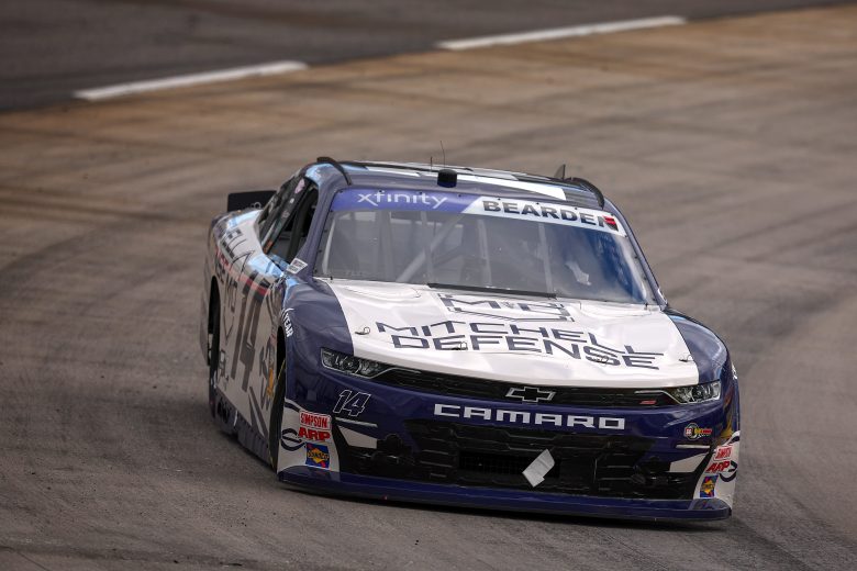 Logan Bearden drives at Martinsville.