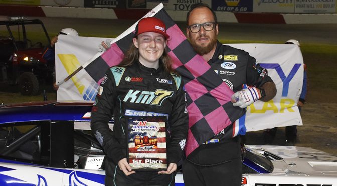 Featured Image for At 18, Kenna Mitchell is already stacking championships at All American Speedway