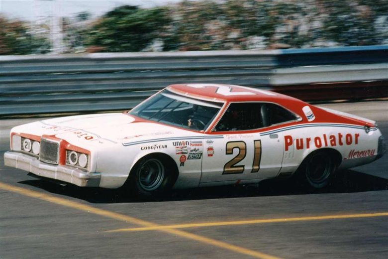 David Pearson drives.
