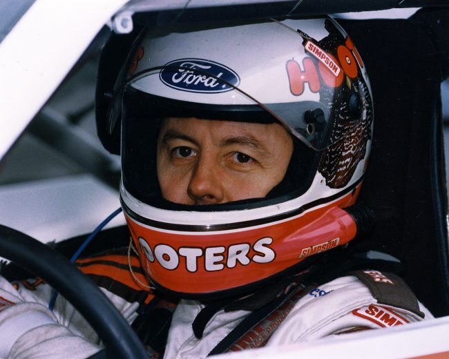 Alan Kulwicki gets prepared for the start of race.