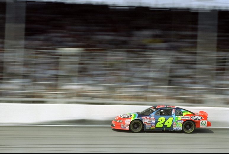 Jeff Gordon drives No. 24 DuPont Chevrolet.