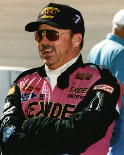 Geoff Bodine poses for a portrait before a race.