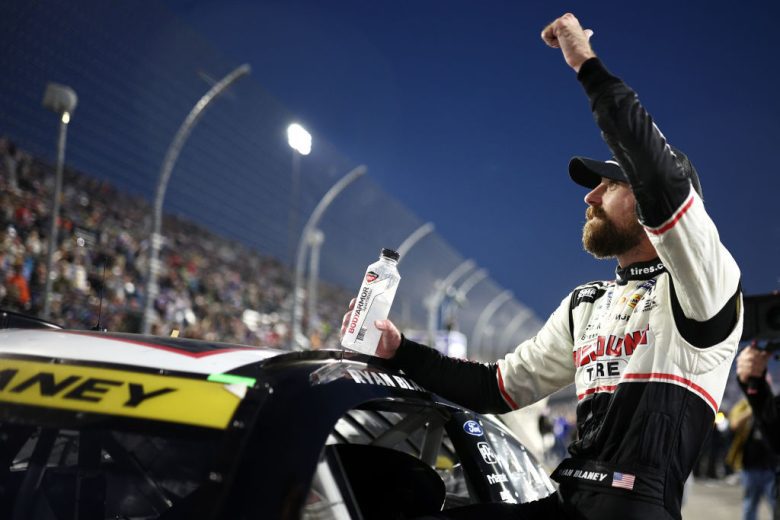 blaney celebrates