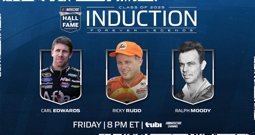2025 Hall of Fame induction TV times, info and more NASCAR