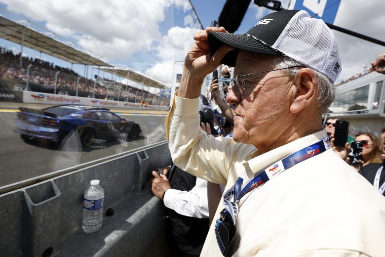 Jim France watches the 2023 24 Hours or Le Mans.