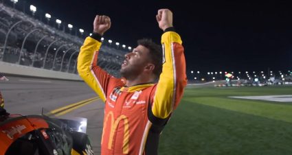 Bubba Wallace recaps wild Duel 1 after picking up the victory