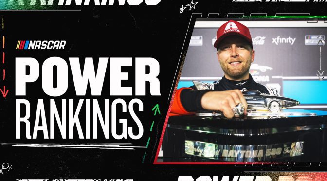 Featured Image for Power Rankings: Daytona 500 champ Byron delivering accolades beyond his years