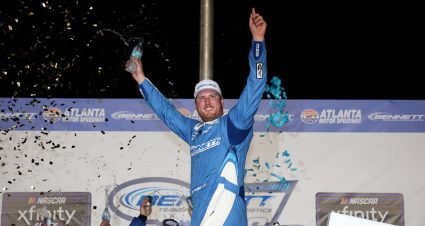 Austin Hill dominates, wins third consecutive Xfinity Series race at Atlanta