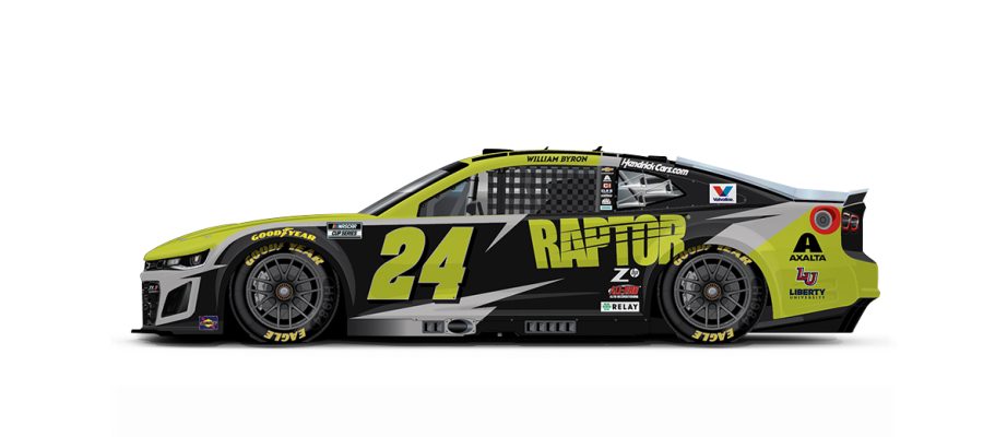 Esquema de pintura de William Byron para COTA.