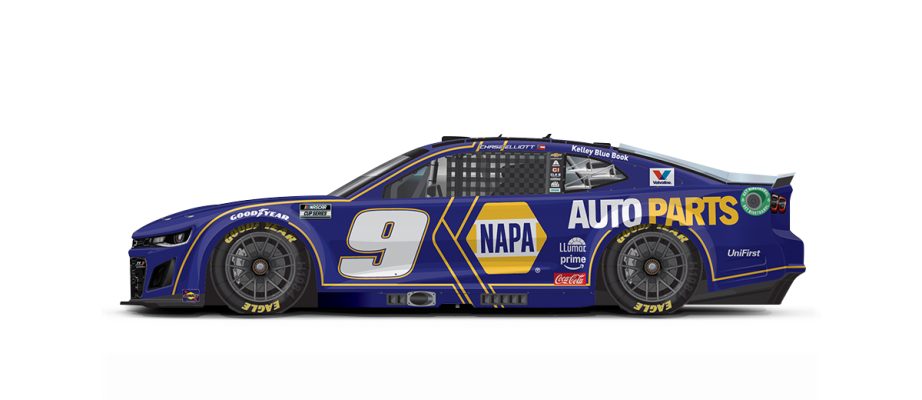 Esquema de pintura de Chase Elliott para COTA.